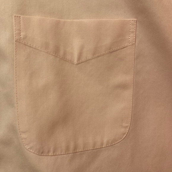 LLBean "Wrinkle Resist" Light Pink Button-front Shirt, size M - Picture 4 of 9